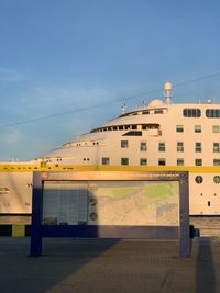 Cruise vessel Hamburg at the Klaipeda cruise pier